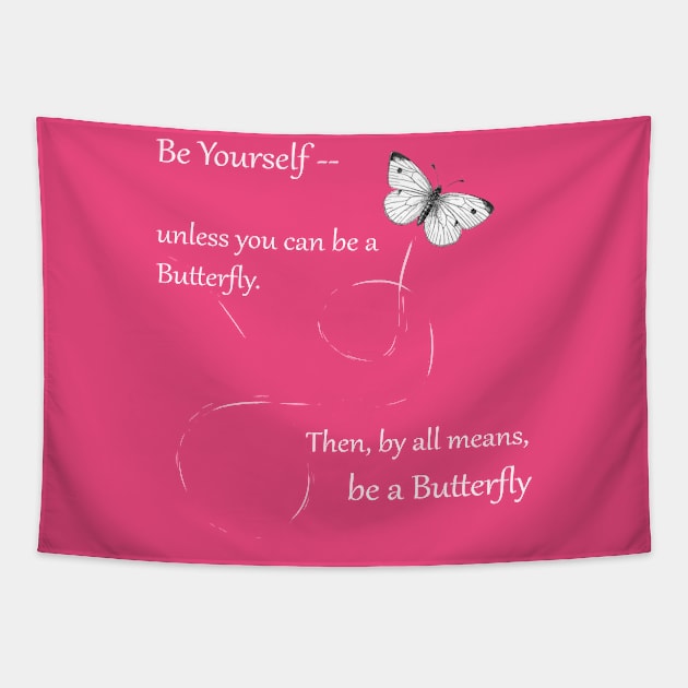 Lispe Be A Butterfly Tapestry by Lispe