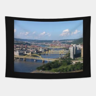 Pittsburgh City of Bridges Tapestry