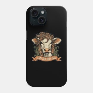 Barn Hair Don't Care Funny Cow Phone Case