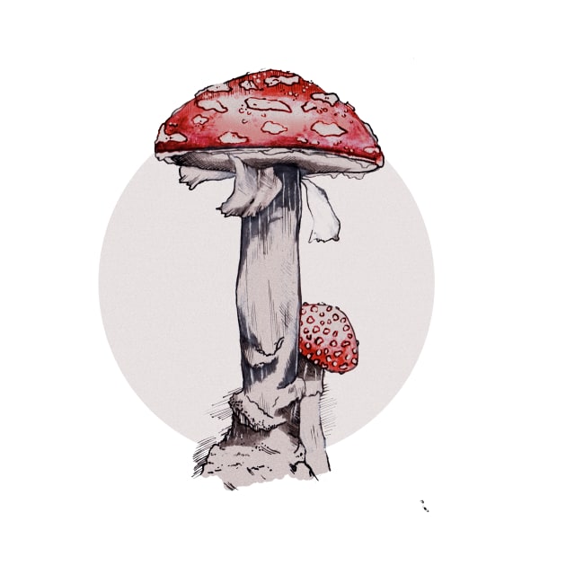 Fly Agaric by IndiasIllustrations