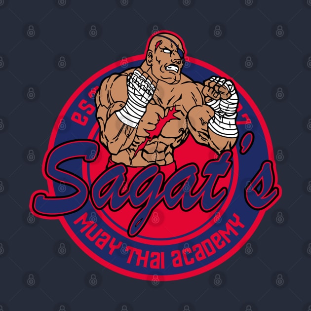 Sagat's martial arts academy by carloj1956