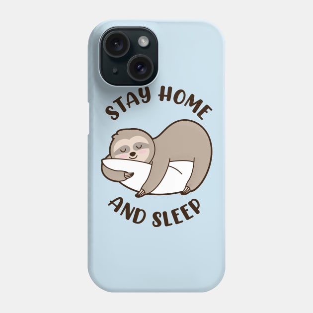Sleepy Sloth Phone Case by GedWorks