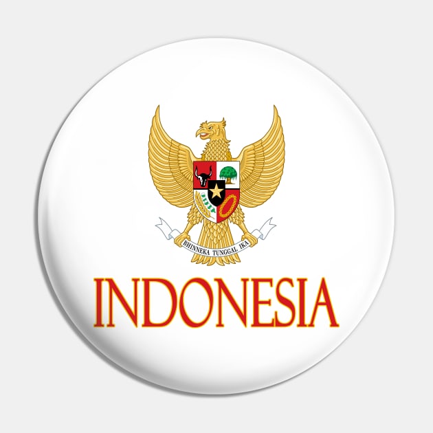 Indonesia - Indonesian National Emblem Design Pin by Naves