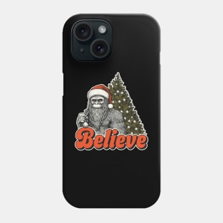 Funny Bigfoot Christmas Phone Case