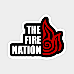 Fire Face Nation Magnet