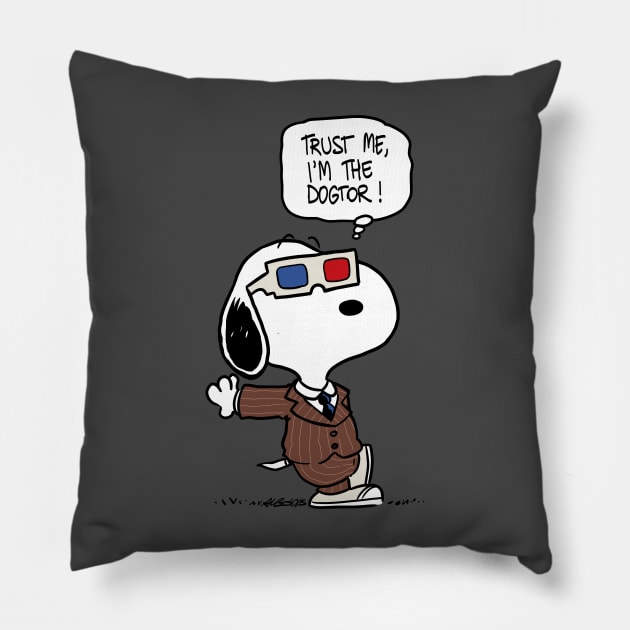 The dogtor Pillow by Albo