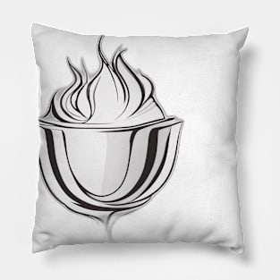 Chalice White Shadow Silhouette Anime Style Collection No. 336 Pillow