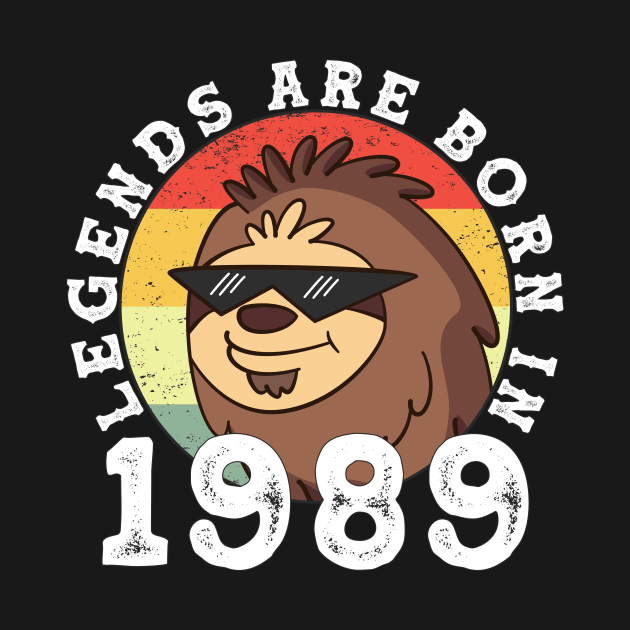 1989 birthday vintage 89 - gift anniversary by Monstershirts