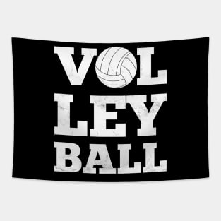 Volleyball Text Retro Tapestry