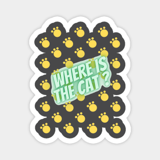 Where is the Cat? Magnet