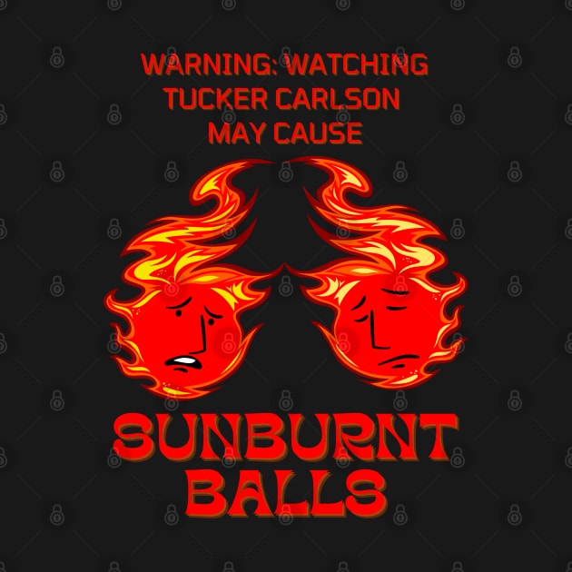 WARNING: SUNBURNT BALLS by TJWDraws