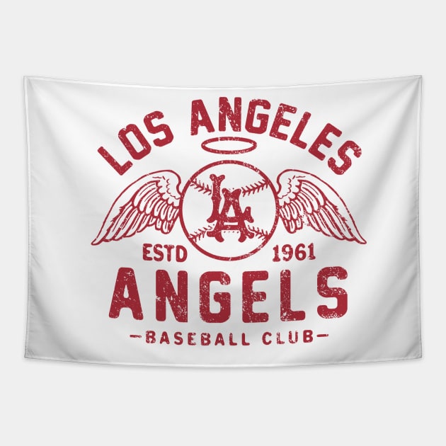 Los Angeles Angels by Buck Tee Tapestry by Buck Tee