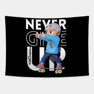 Never Give Up, Skater Tapestry