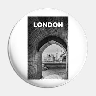 Big ben and bridge Pin