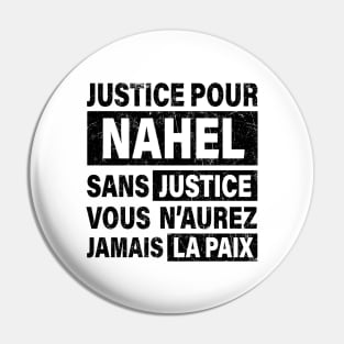 Justice Pour Nahel Pin