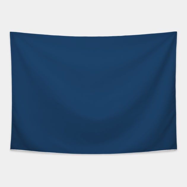 Aegean Blue Plain Solid Color Tapestry by squeakyricardo