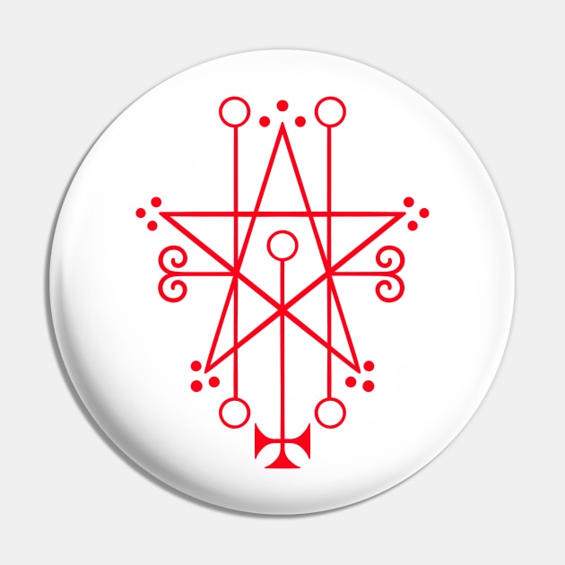 Sigil of Astaroth Pin by OccultOmaStore