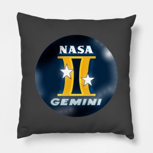 Gemini 2 mission patch artwork Pillow