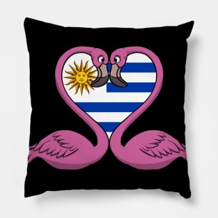 Flamingo Uruguay Pillow