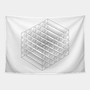 square lines design Tapestry