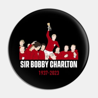 Sir Bobby Charlton RIP Precision Pin