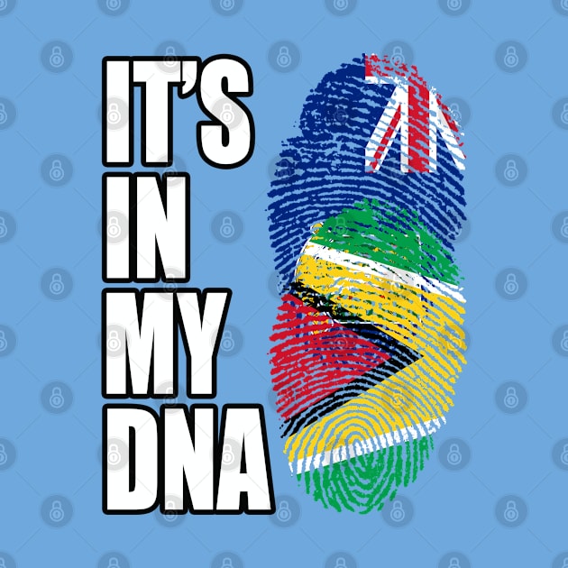 Guyanese And Virgin Islander Mix DNA Flag Heritage by Just Rep It!!