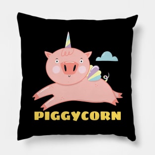 Piggycorn - Pig Pun Pillow