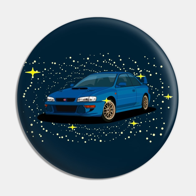 22B STI Pin by AutomotiveArt