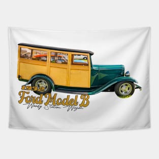 1932 Ford Model B Woody Station Wagon Tapestry