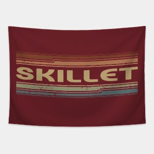 Skillet Retro Lines Tapestry