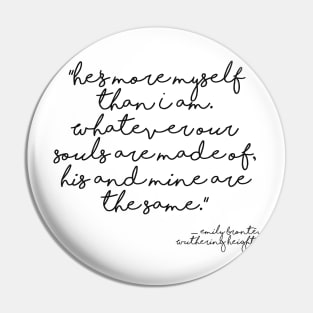 More myself than I am - Bronte quote Pin