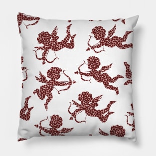 Cupid with animal print Pillow