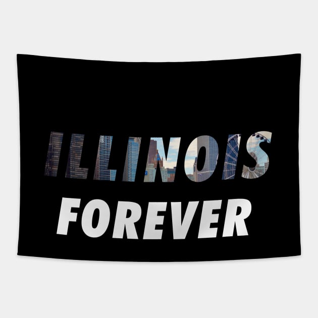 Illinois Forever Tapestry by nZDesign