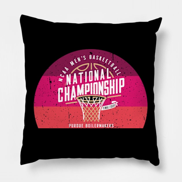 Purdue Boilermakers Final Four 2024 Pillow by YASSIN DESIGNER