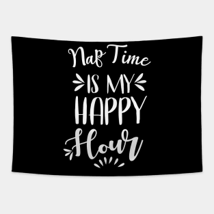 Nap Time is my Happy Hour Tapestry