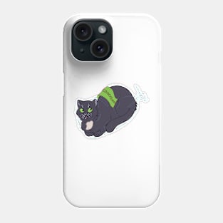 Catbread: Chocolate (Black & white, D variant) Phone Case