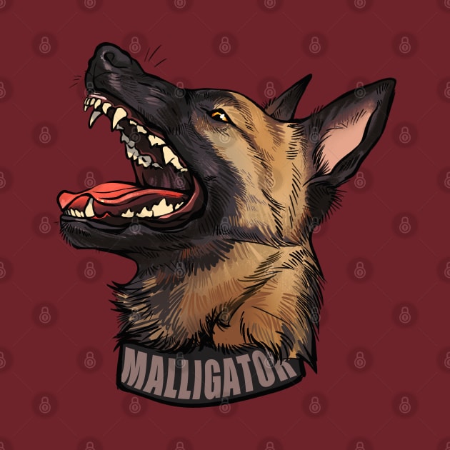 Malligator malinois by Pandemonium