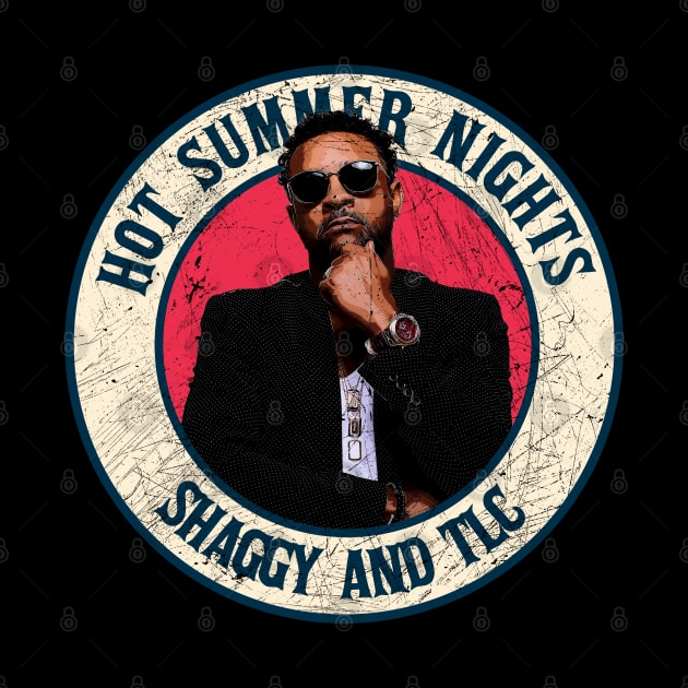 Retro Style Fan Art Design Shaggy and TLC // Hot Summer Nights by rido public