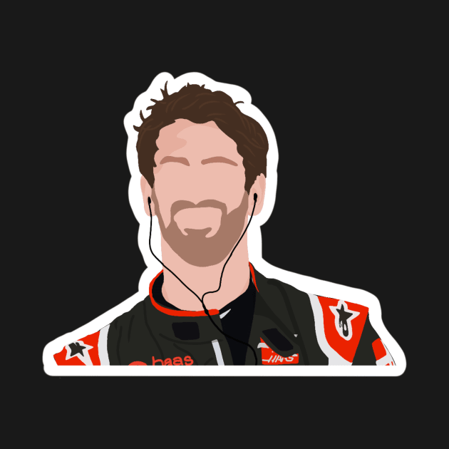 Romain Grosjean for Haas 2020 by royaldutchness