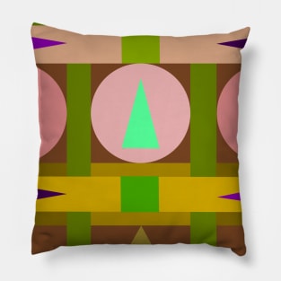 Multicolored Afro Design Pillow