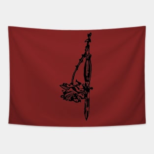 Rose and dagger Tapestry