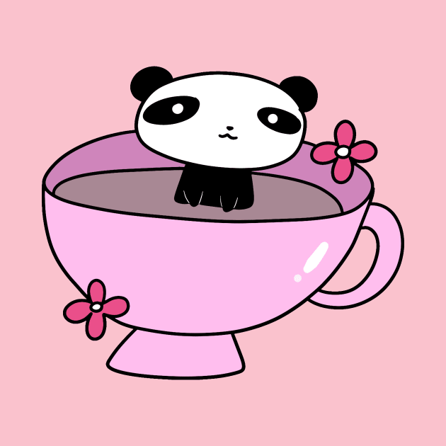 Pink Teacup Panda by saradaboru