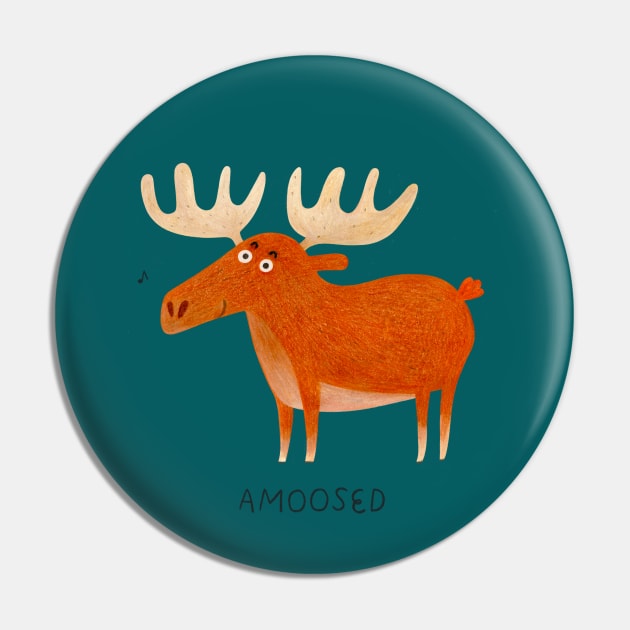 Amoosed Moose Pin by MrFox-NYC