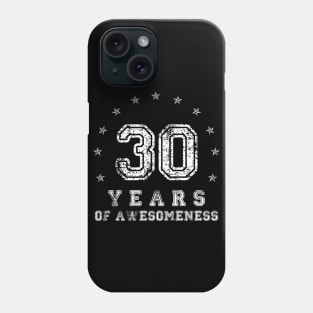 Vintage 30 years of awesomeness Phone Case