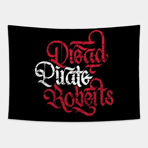 Dread Pirate Roberts Red Tapestry by polliadesign