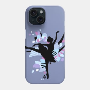 Blueberry Ballerina Colorful Pastels Cutout Phone Case