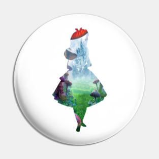 Alice in wonderland Pin