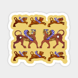 Griffins & Flying Lions Magnet