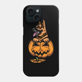 German Shepherd Pumpkin Phone Case