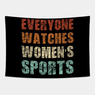 Funny Women's Sports Vintage Tapestry